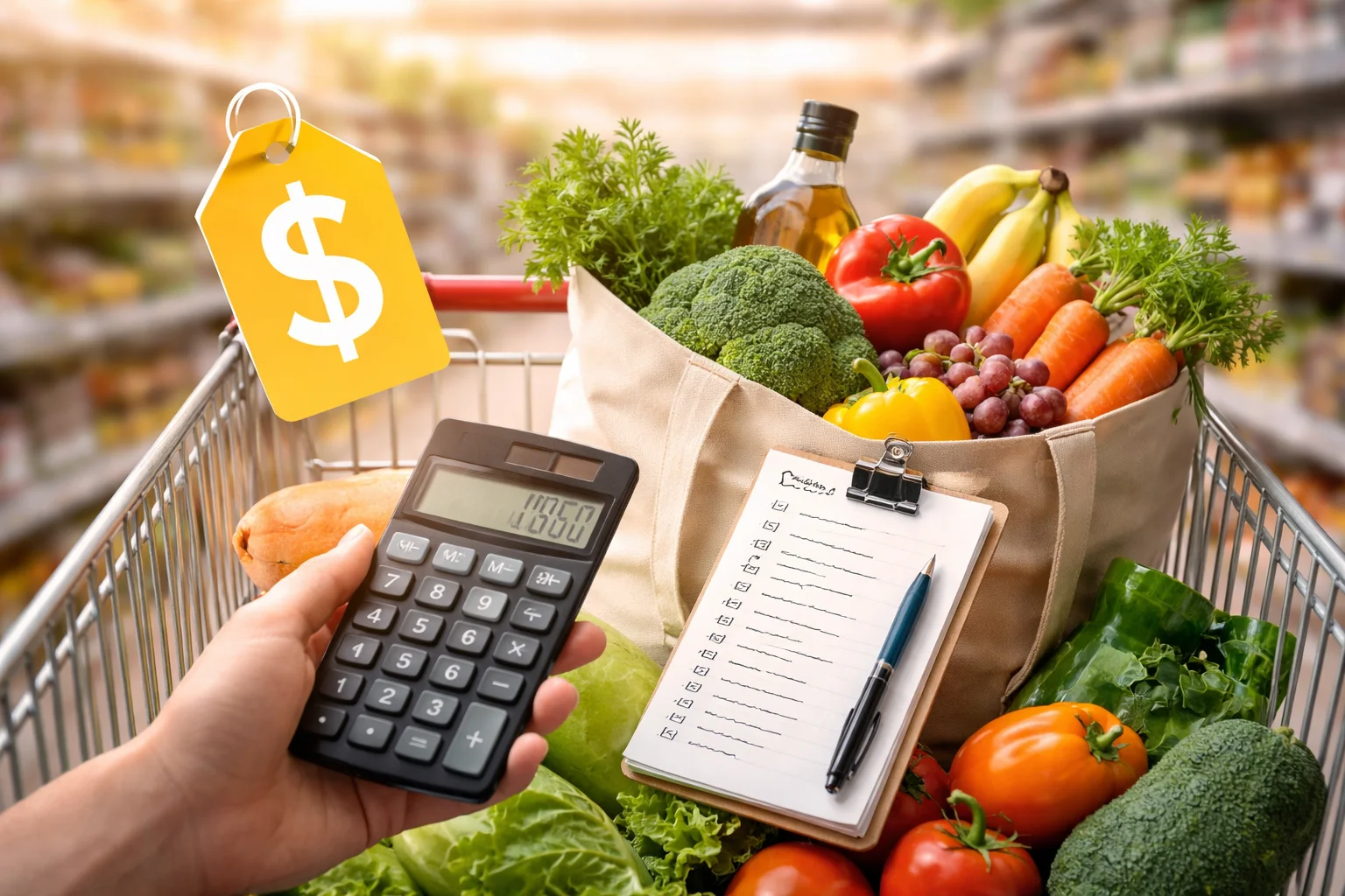 Como economizar no supermercado sem mudar radicalmente sua alimentacao.