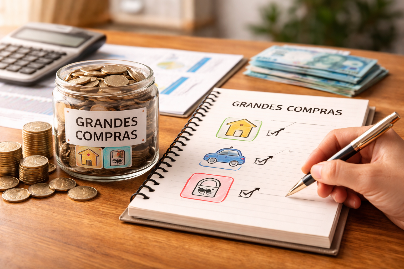 Como planejar grandes compras sem desorganizar sua vida financeira