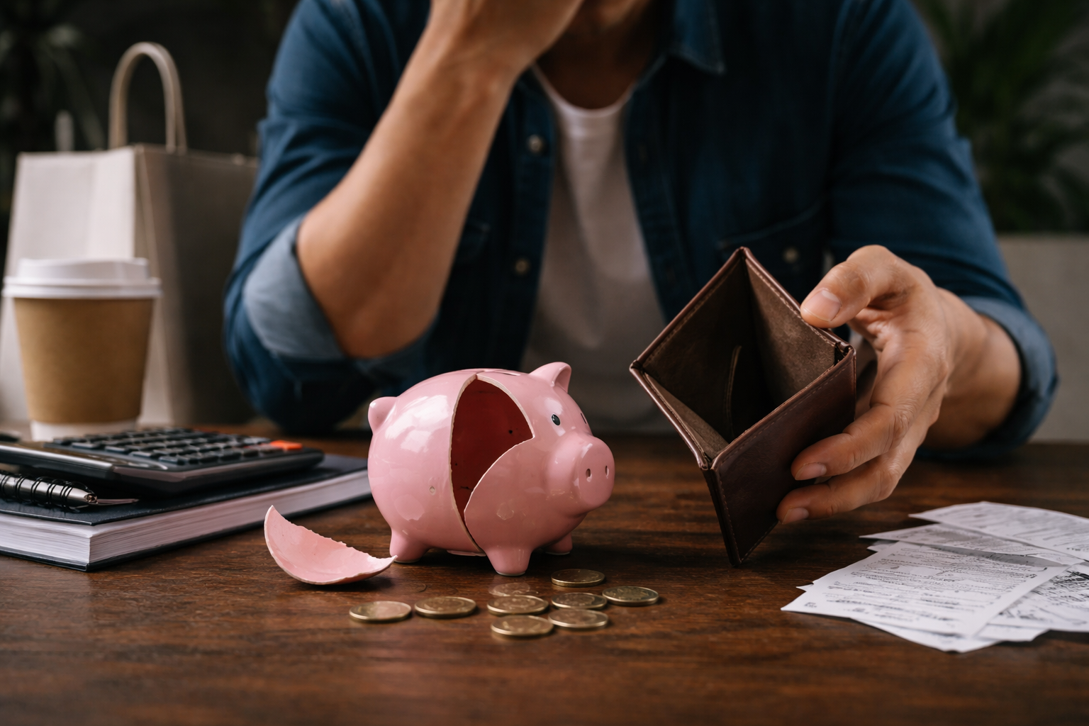 Erros ao tentar economizar dinheiro e por que você não consegue manter